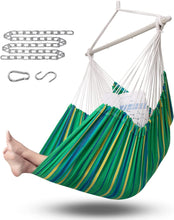Load image into Gallery viewer, ADVOKAIR Hammock Chair Swing-XXL Large Hanging Hammock Chair-Max 500 Lbs-63in Hammock Swing- Roomy & Heavy Duty