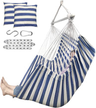 Load image into Gallery viewer, ADVOKAIR Hammock Chair Swing-XXL Large Hanging Hammock Chair-Max 500 Lbs-63in Hammock Swing- Roomy & Heavy Duty