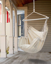 Load image into Gallery viewer, ADVOKAIR Hammock Chair Hanging Chair Swing Large with Anti-Slip Steel Spread Bar-Max 500lbs-2 Cushions